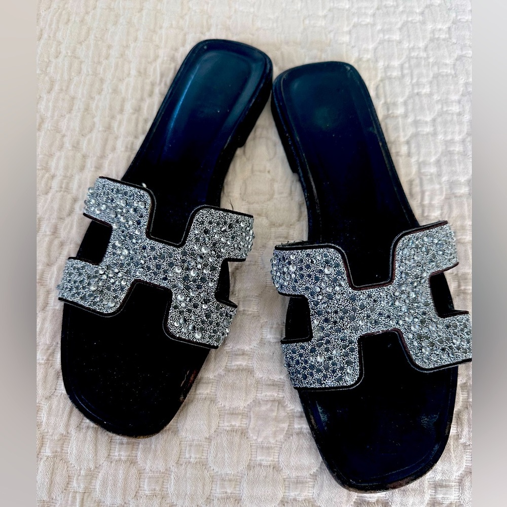 Authentic Hermes Oran sandals 39 - store sample